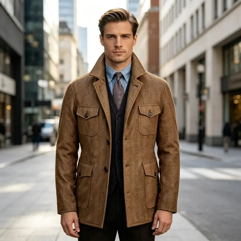 The Rookhaven Men's Multi Pocket Field Jacket