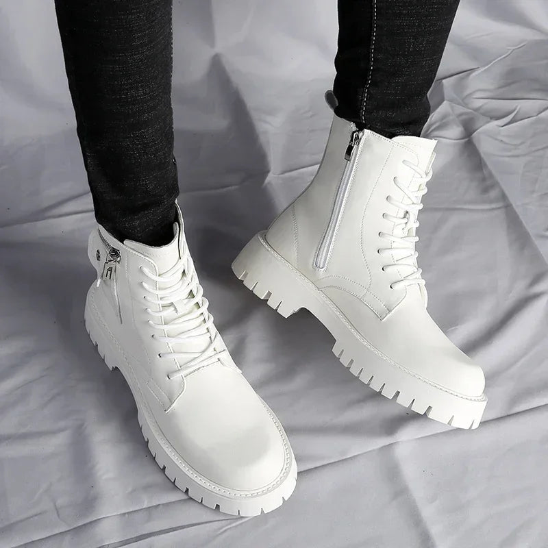 The Salcombe Men's Chunky Lace Up Combat Boots