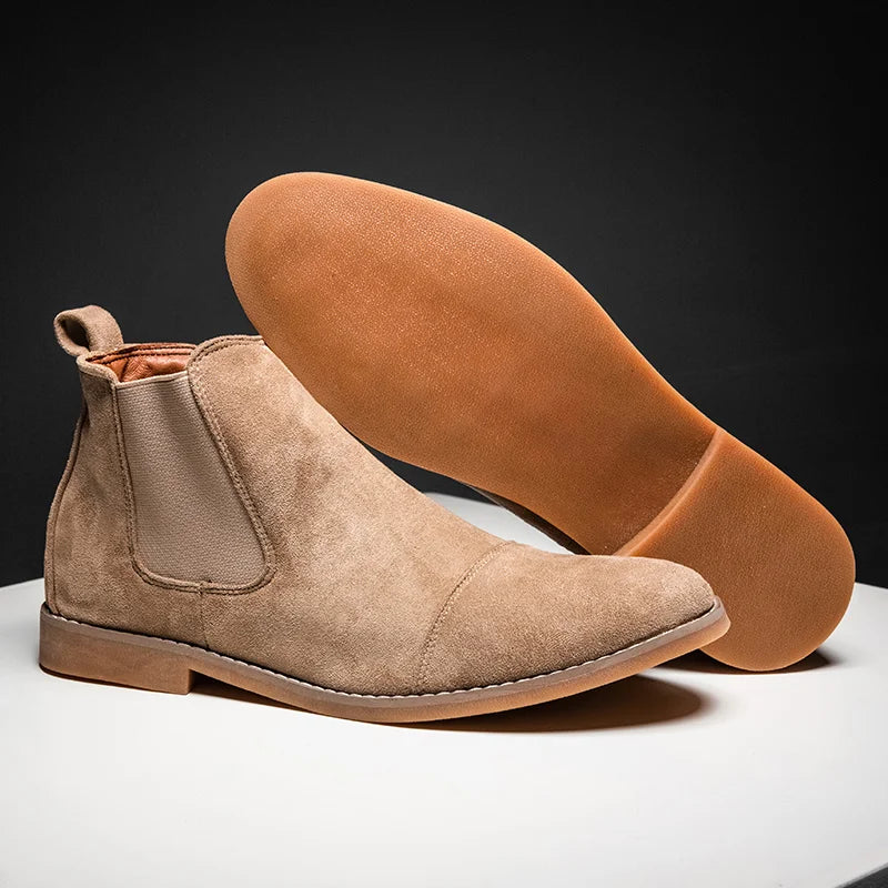 The Bampton Men's Suede Ankle Chelsea Boots