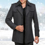 The Moffat Men's Longline Slim Wool Blend Overcoat