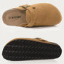 The Hartswell Men's Suede Cork Buckle Clogs