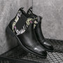 The Sedbergh Men's Embroidered Elastic Chelsea Boots