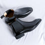 The Wells Men's Pointed Leather Dress Boots