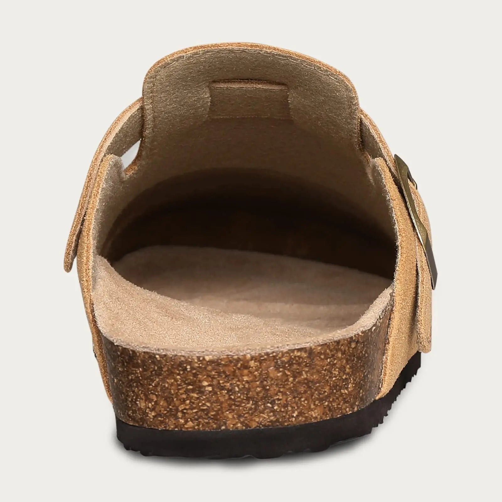 The Hartswell Men's Suede Cork Buckle Clogs