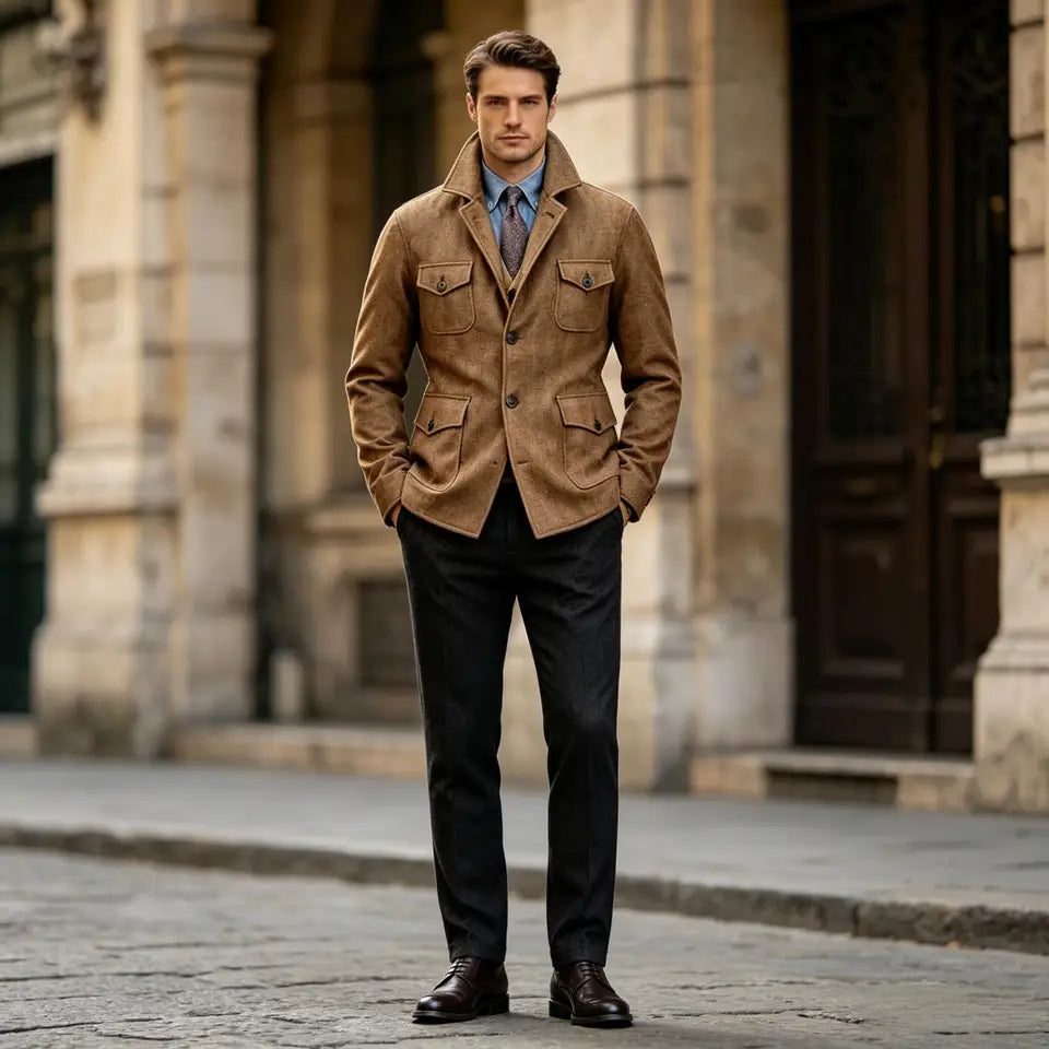 The Rookhaven Men's Multi Pocket Field Jacket