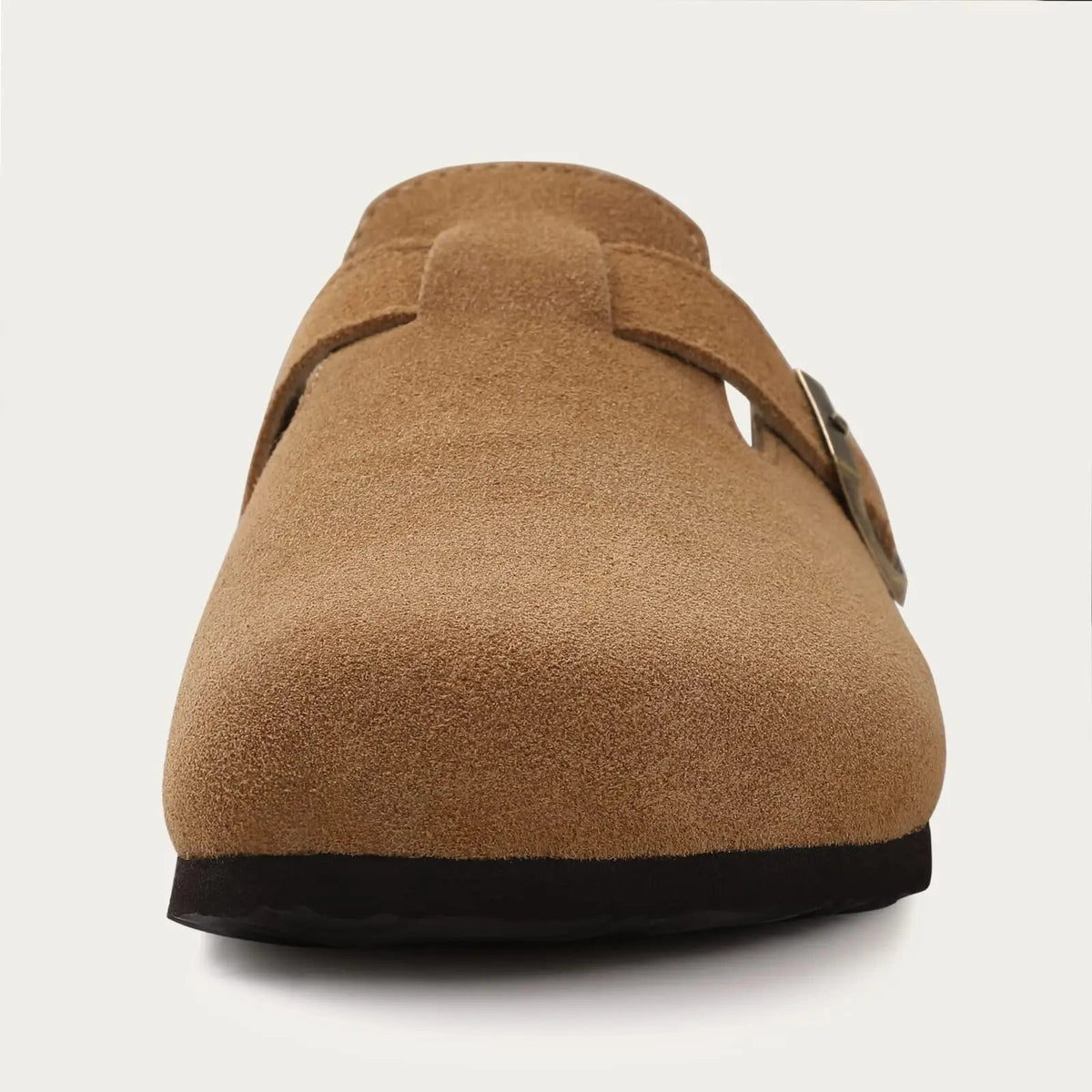 The Hartswell Men's Suede Cork Buckle Clogs