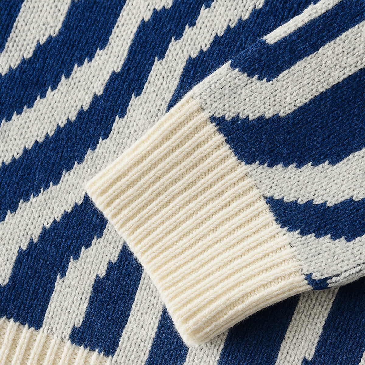 Men's Merino Wool Jumper - Premium Jacquard Knit