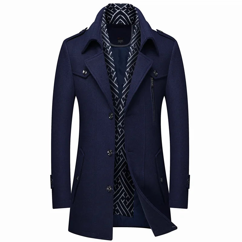 The Peebles Men's Structured Mid Length Winter Coat