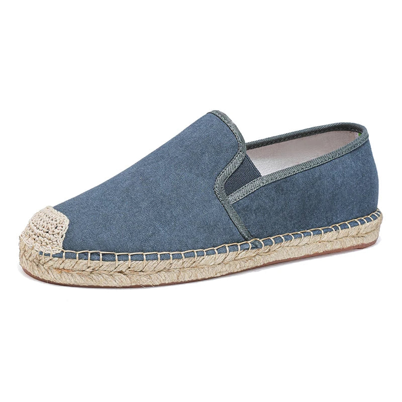 Men’s Canvas Espadrilles – Casual Slip On Summer Shoes