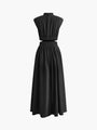 Women's Maxi Dress with Side Cut Outs