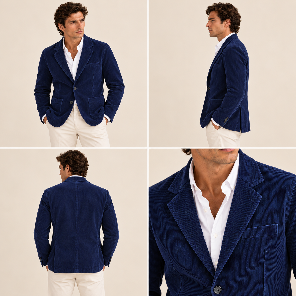Ely Men's 100% Cashmere Crewneck Sweater