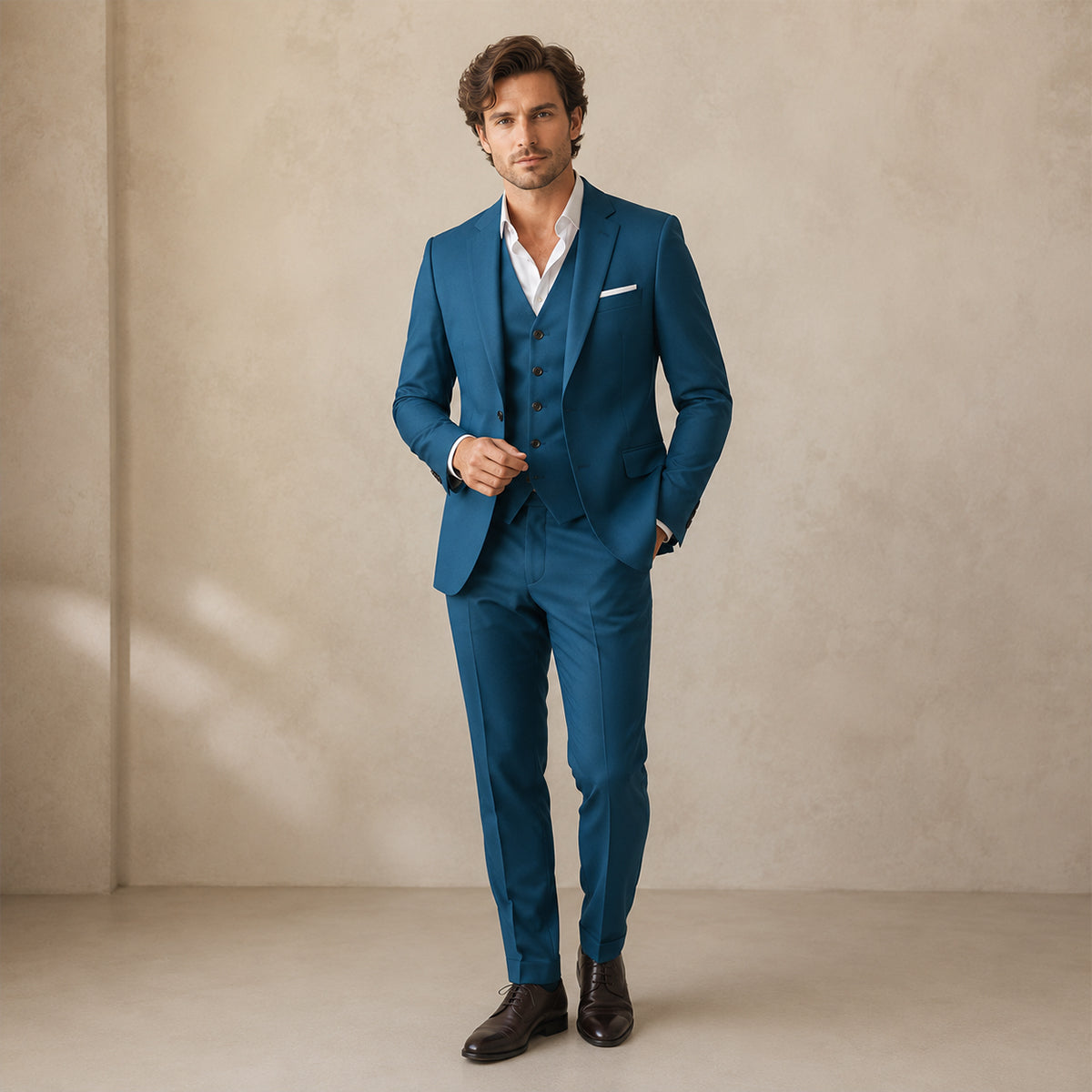 The Miseno Men’s Elegant Suit Set – Blazer Waistcoat Trousers