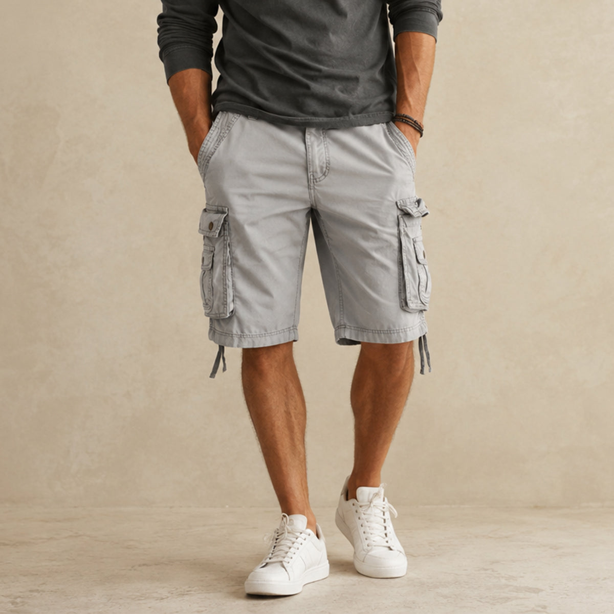 The Kensington Men’s Casual Cotton Cargo Shorts