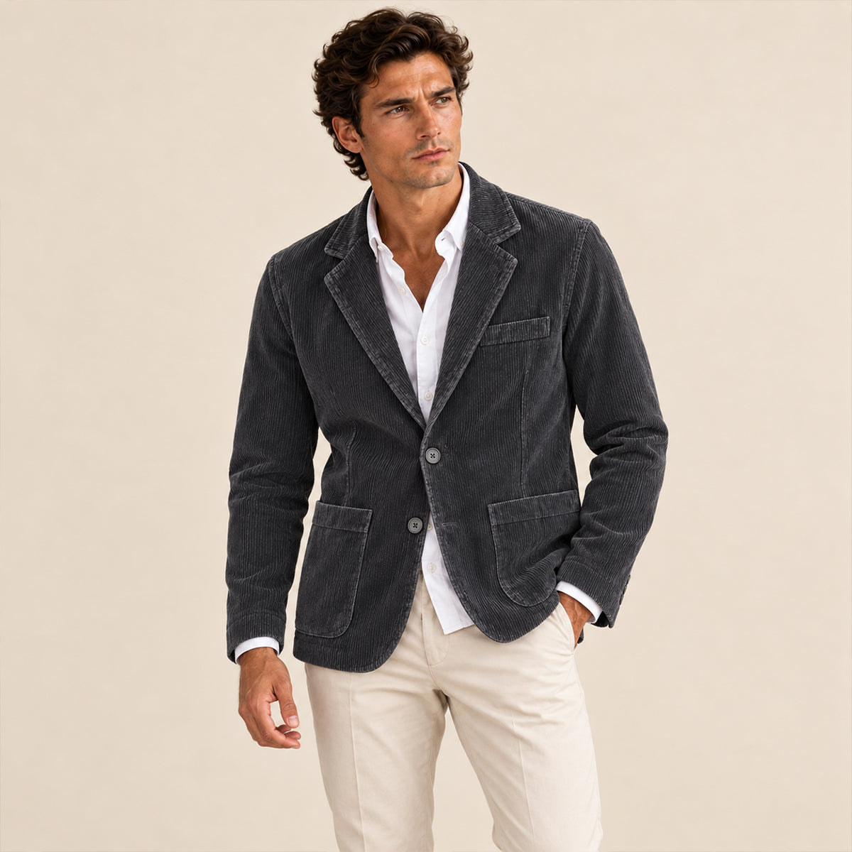 The Paddington Men’s Casual Corduroy Business Casual Work Jacket