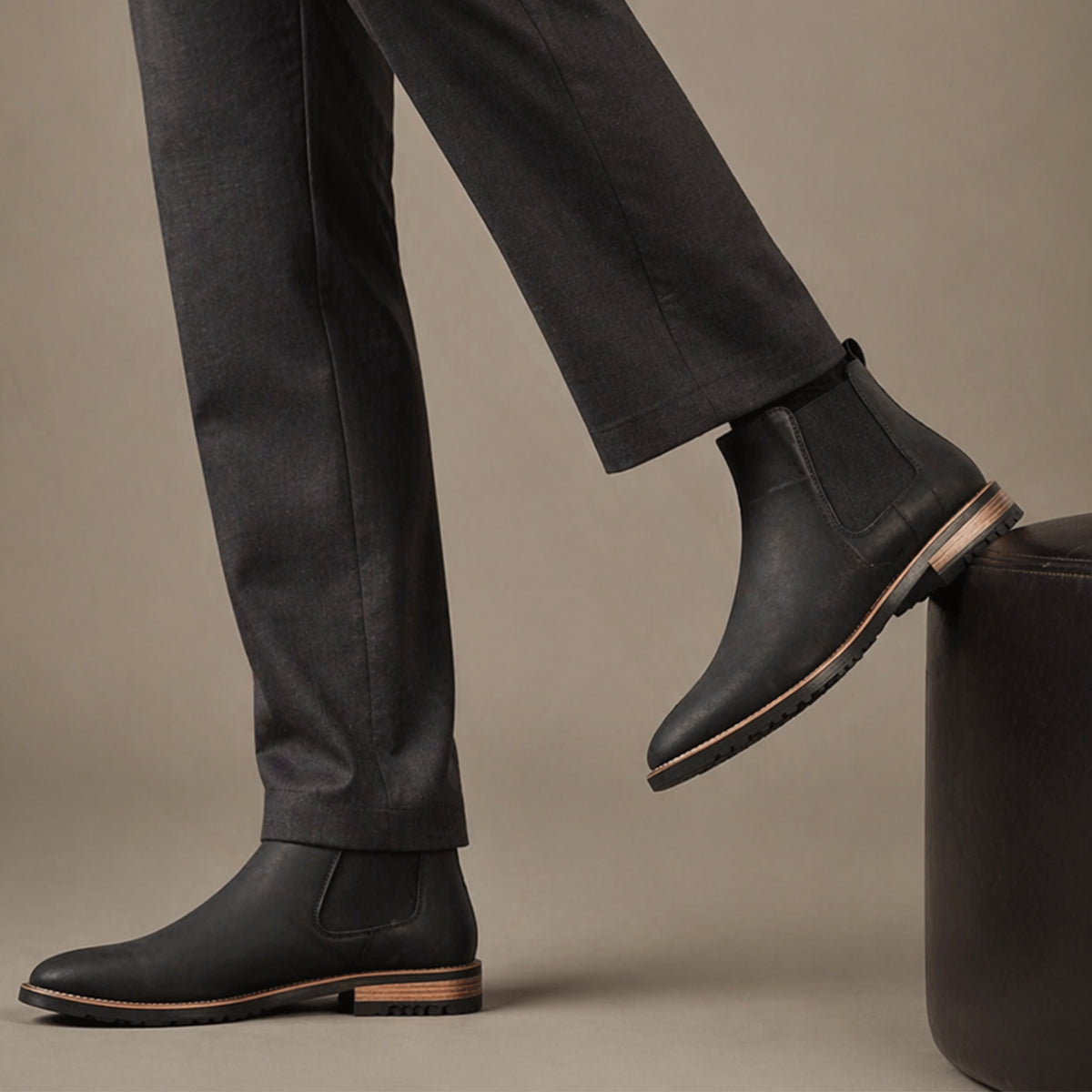 The Alderton Men’s Elegant Slip On Smart Casual Chelsea Boots
