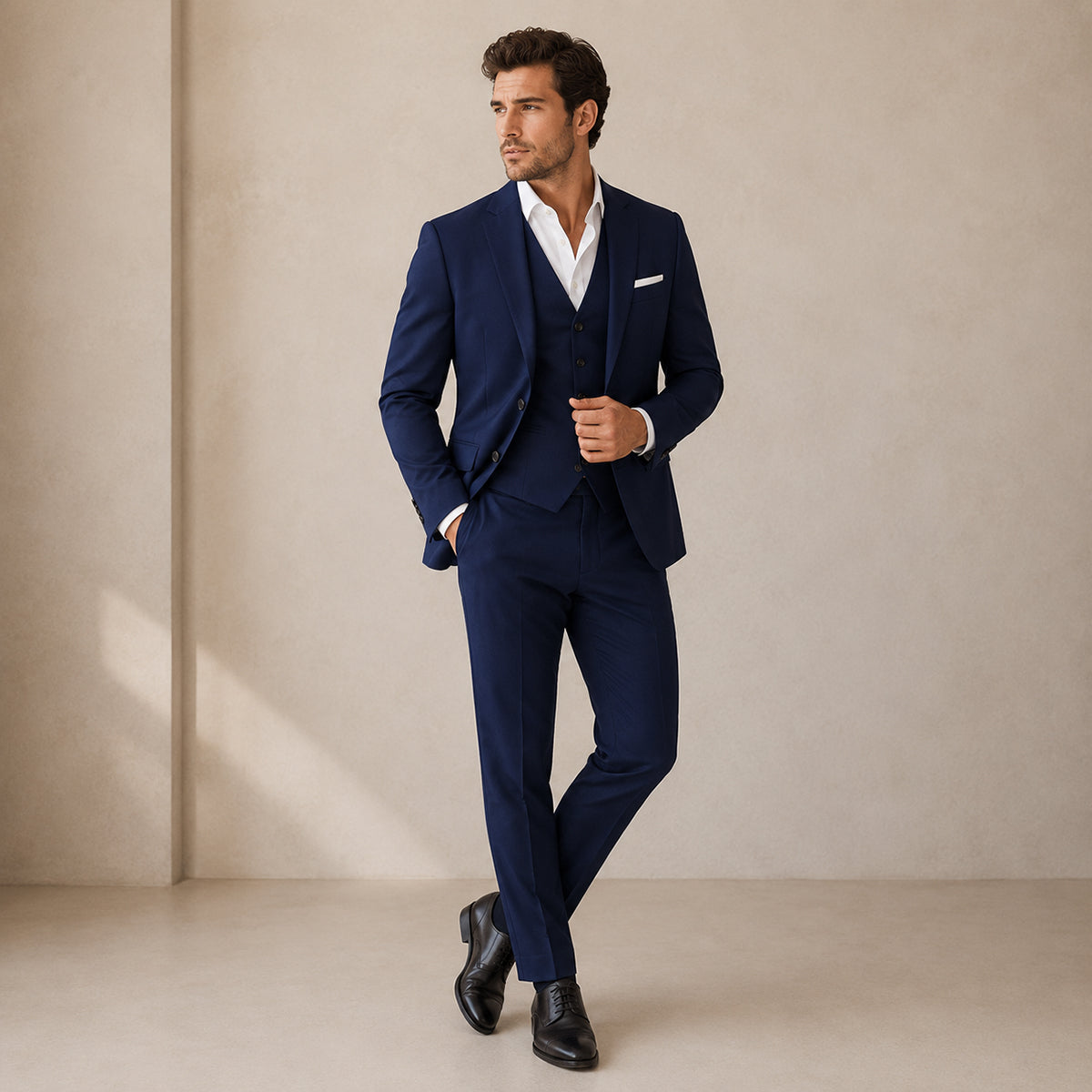The Miseno Men’s Elegant Suit Set – Blazer Waistcoat Trousers