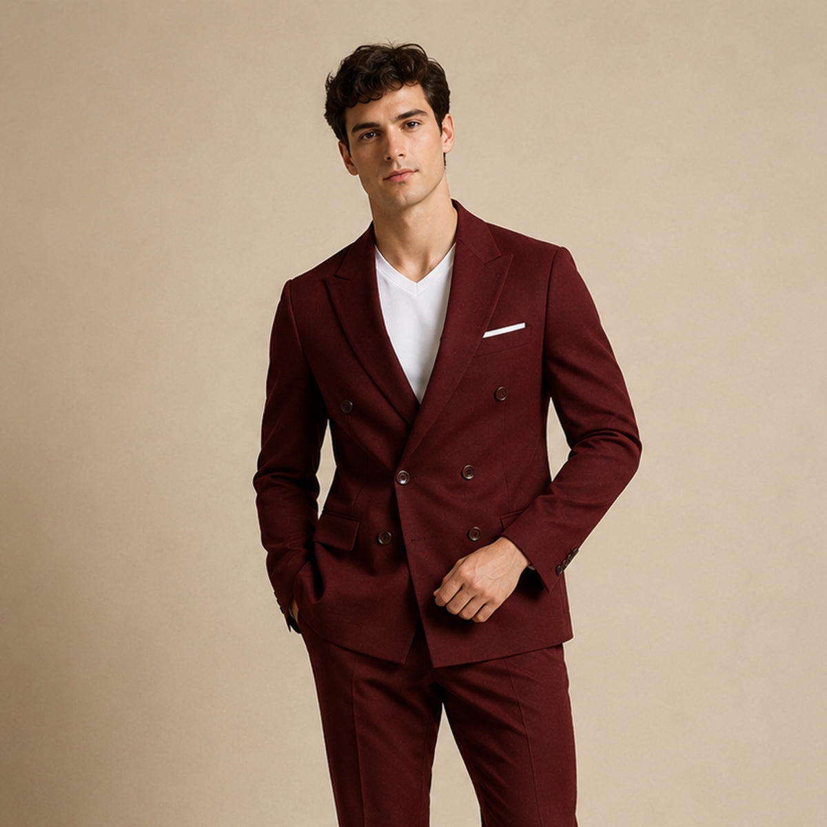 The Caldwell Men’s Lightweight Slim Fit Blazer Suit