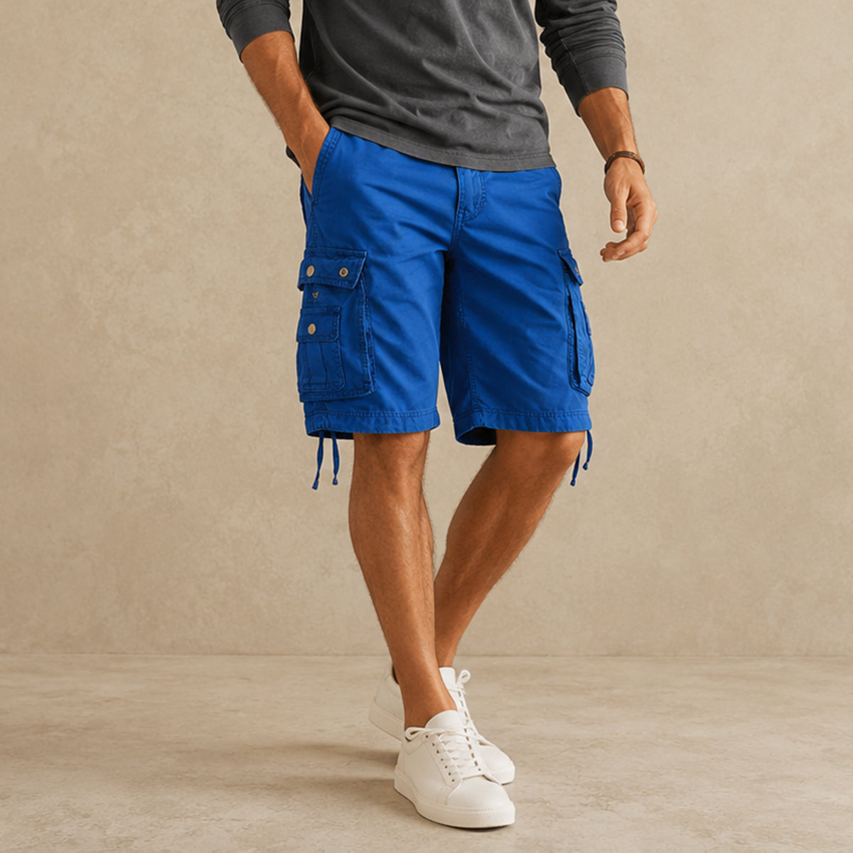 The Kensington Men’s Casual Cotton Cargo Shorts