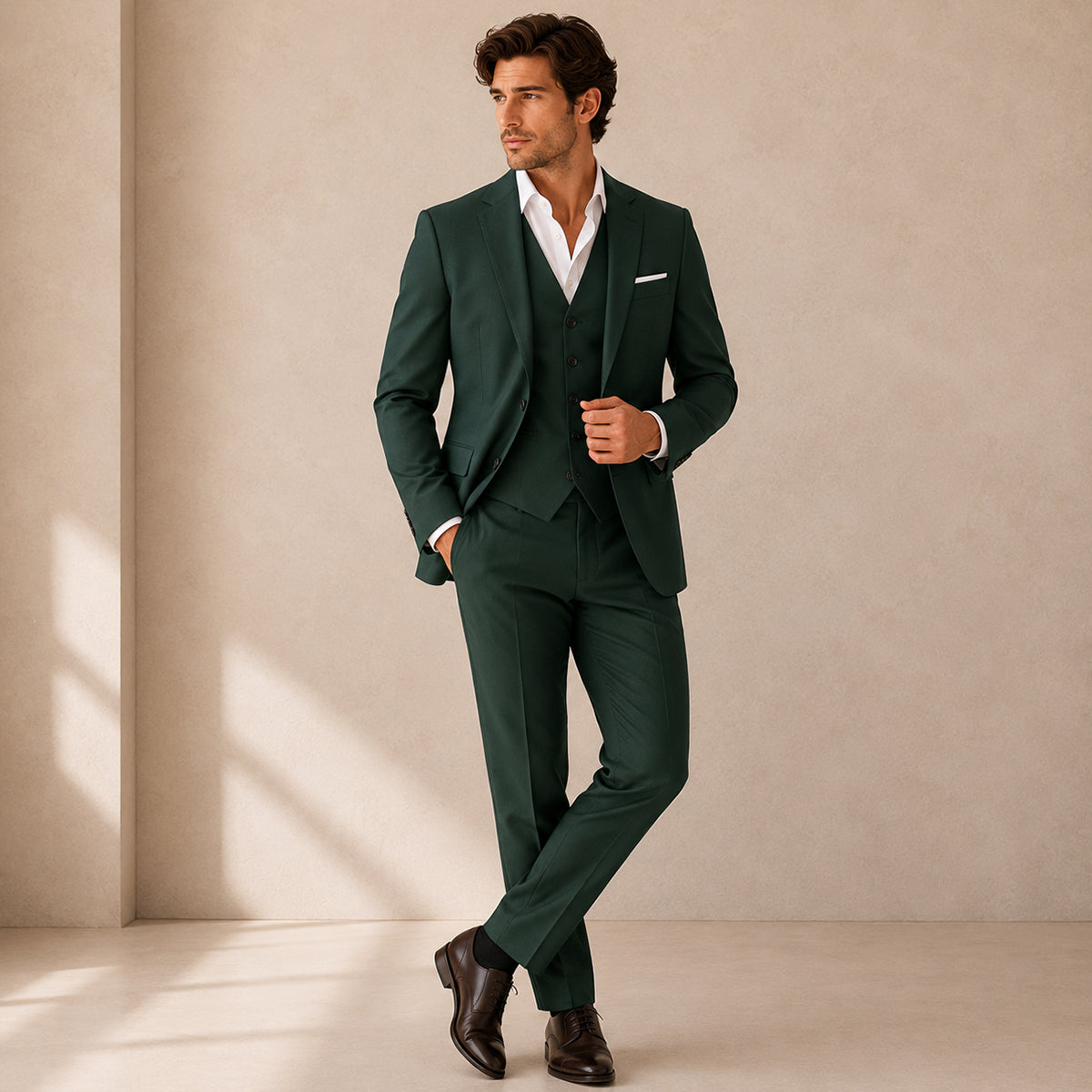 The Miseno Men’s Elegant Suit Set – Blazer Waistcoat Trousers