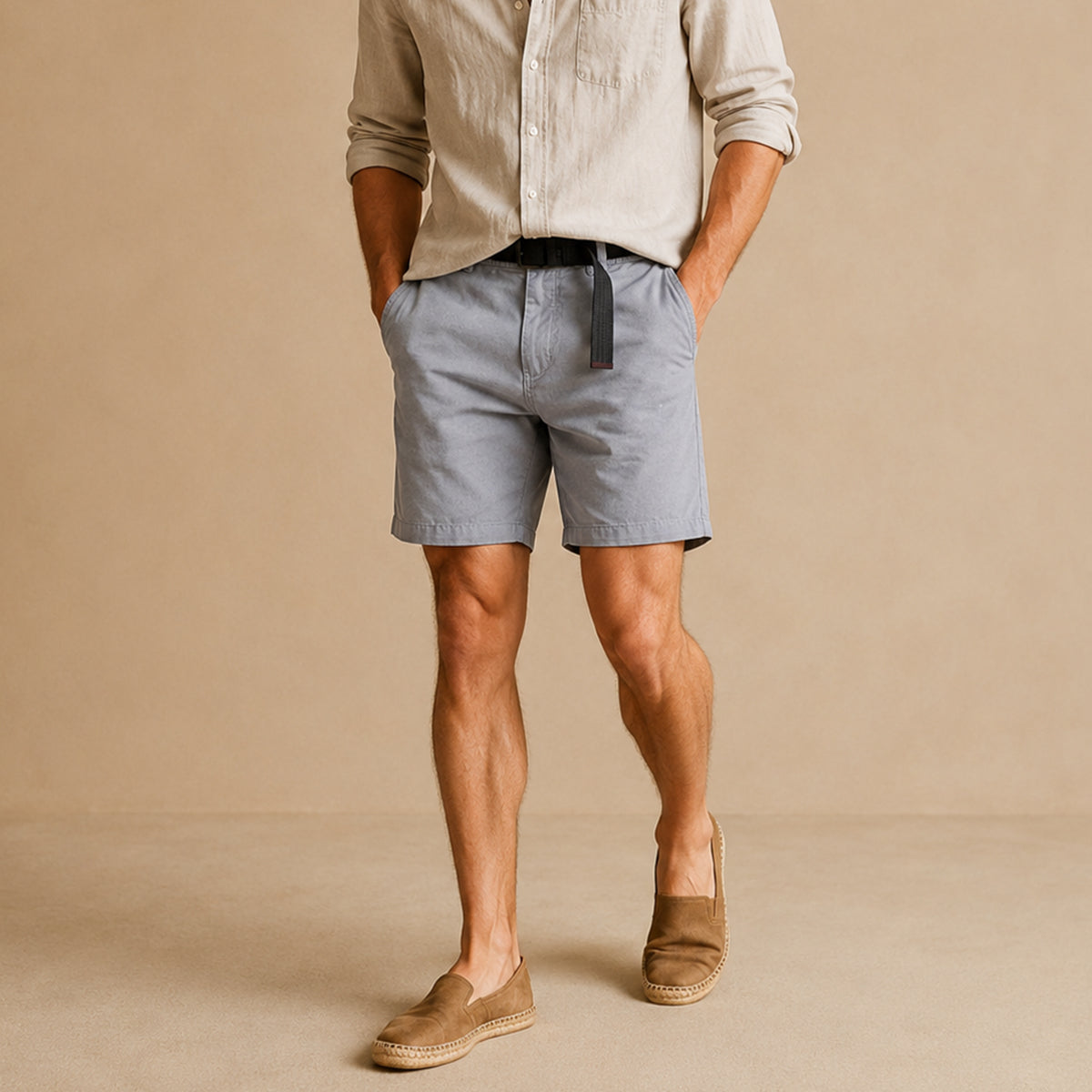 The Positano Men’s Cotton Relaxed Fit Casual Shorts