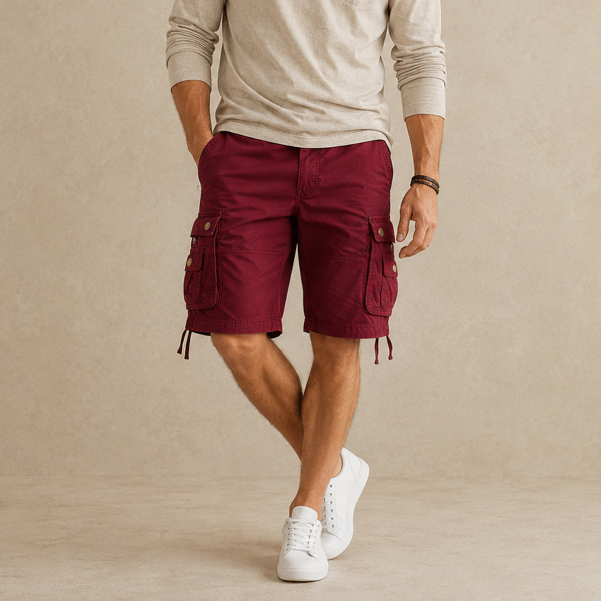 The Kensington Men’s Casual Cotton Cargo Shorts