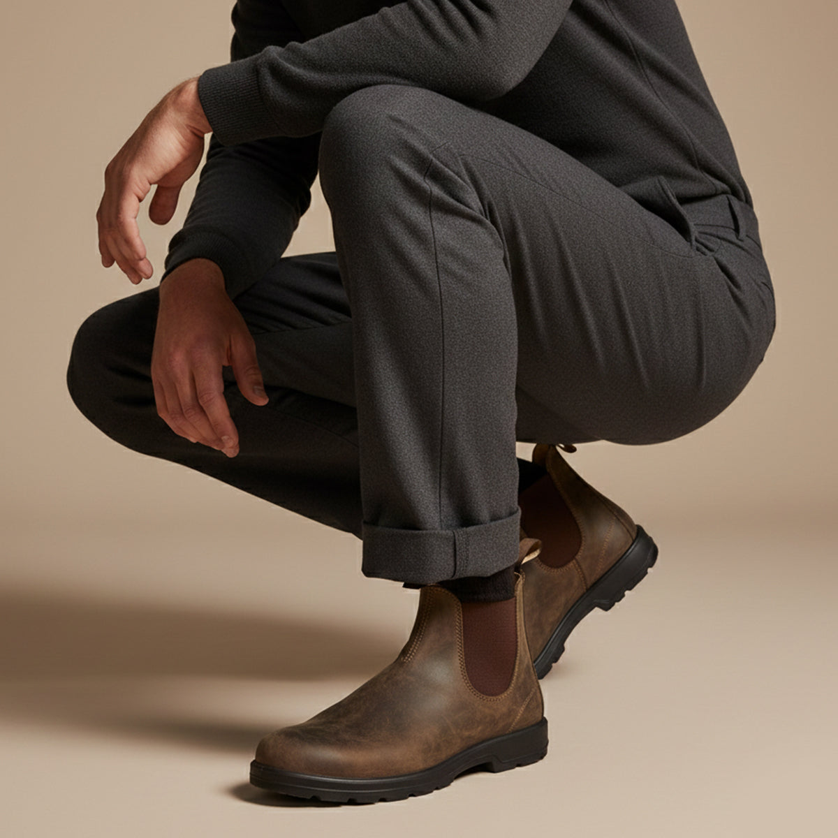 Kensington Men's Leather Chelsea Boots