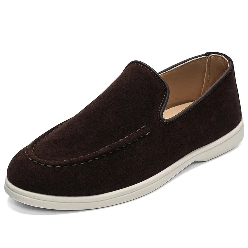 Men’s Suede Style Loafers – Slip On Casual Dress Shoes