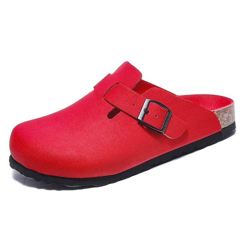 The Bramblewood Men's Buckle Cork Footbed Clogs