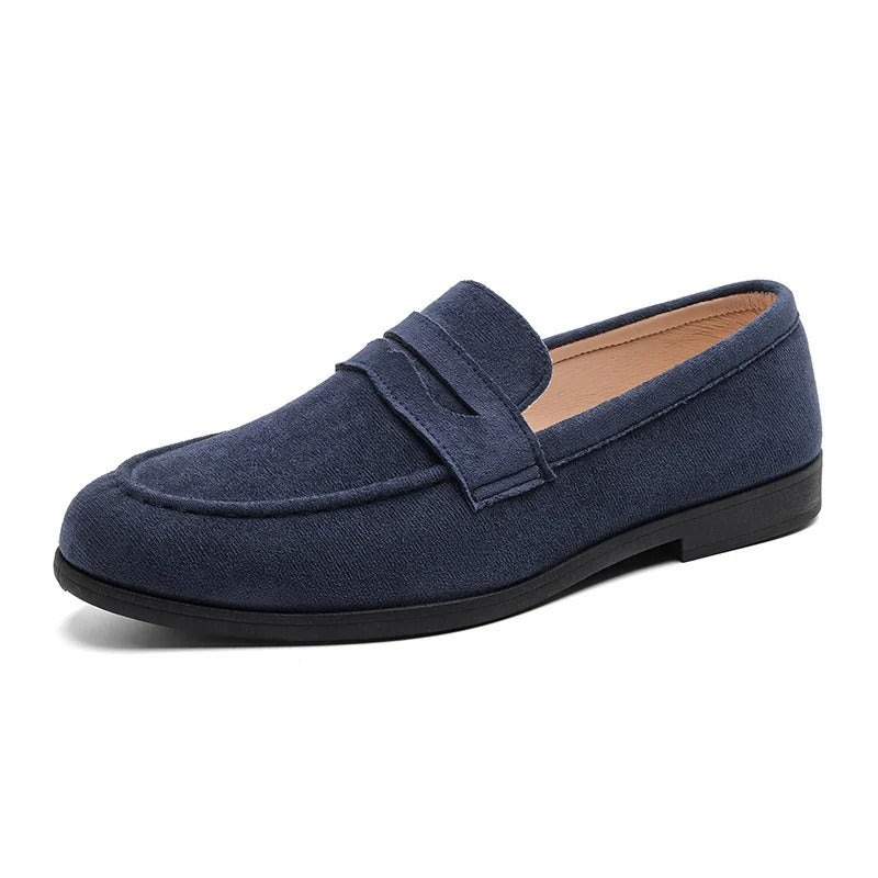 Men’s Suede Moccasin Loafers – Slip On Shoes