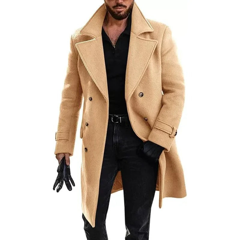 The Ambleside Men's Double Breasted Wool Overcoat