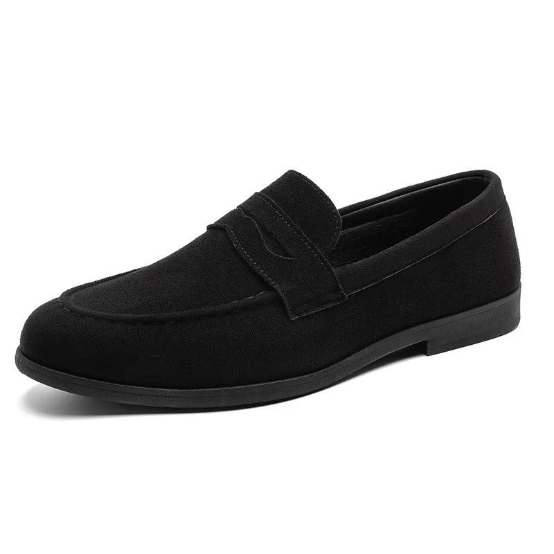 Men’s Suede Moccasin Loafers – Slip On Shoes
