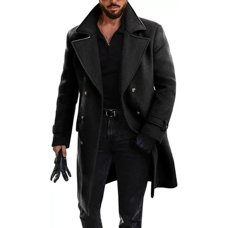 The Ambleside Men's Double Breasted Wool Overcoat