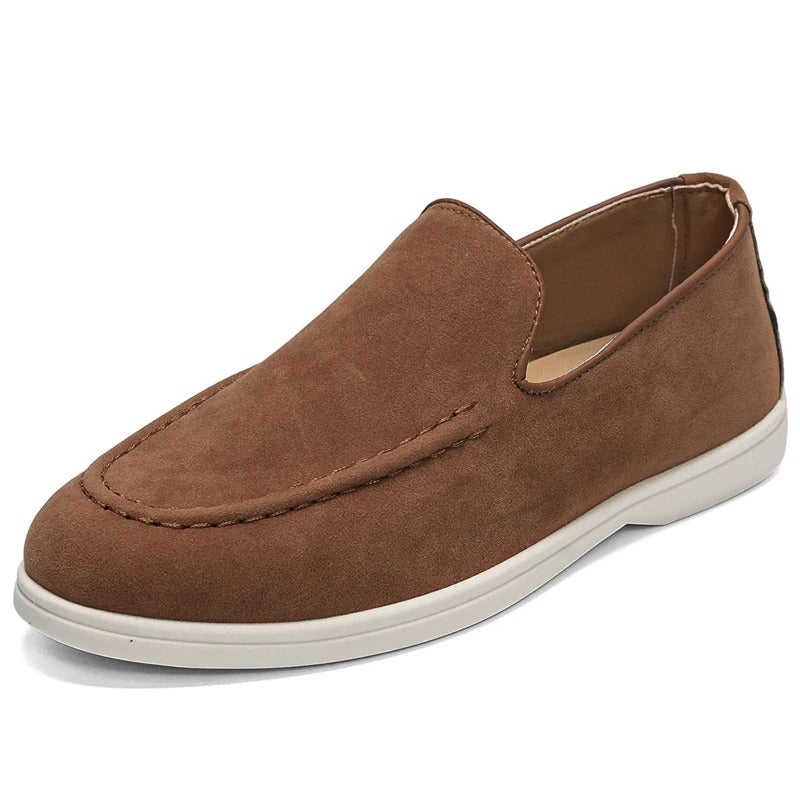 Men’s Suede Style Loafers – Slip On Casual Dress Shoes