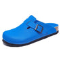 The Bramblewood Men's Buckle Cork Footbed Clogs