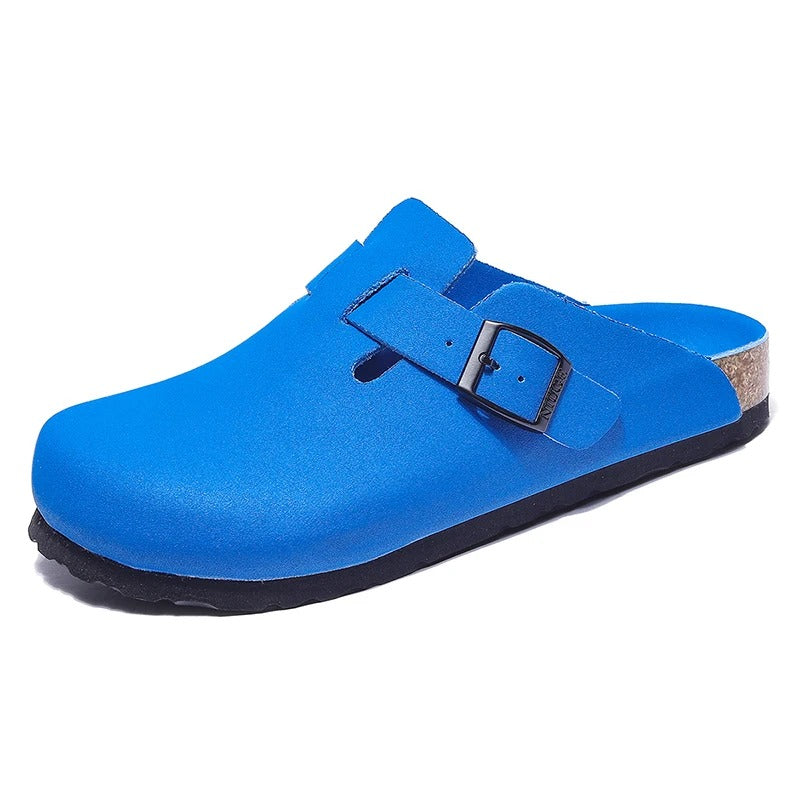 The Bramblewood Men's Buckle Cork Footbed Clogs
