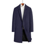 The Clitheroe Men's Single Breasted Slim Wool Overcoat