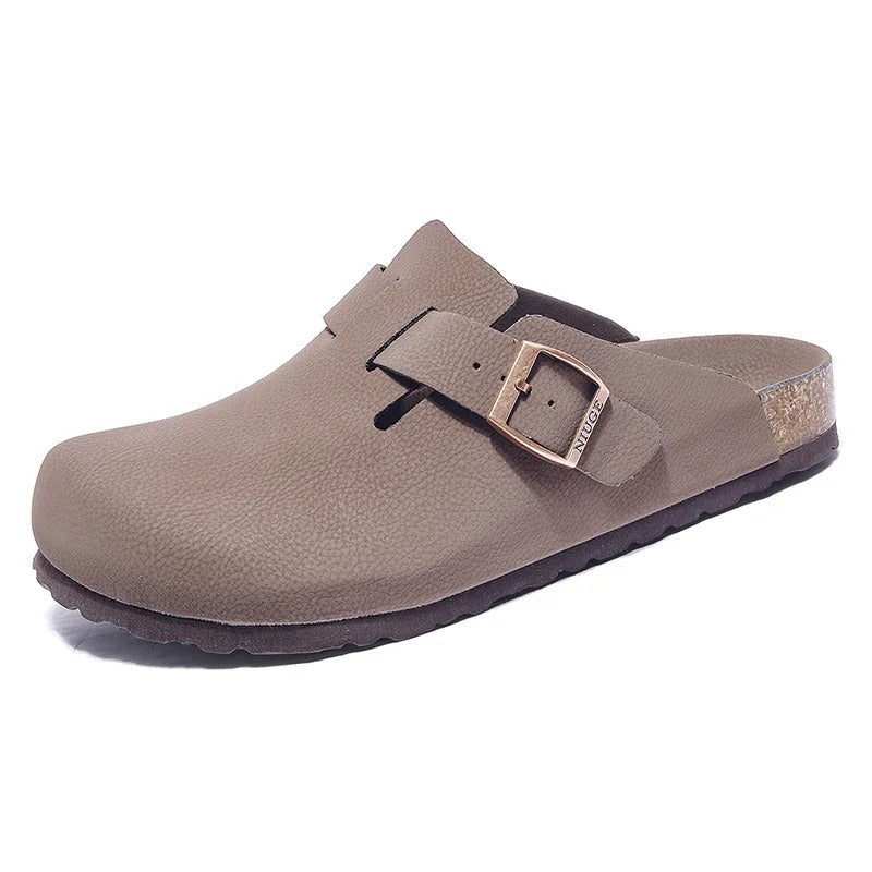 The Bramblewood Men's Buckle Cork Footbed Clogs