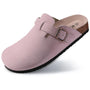 The Glenmoor Men's Contoured Cork Buckle Clogs