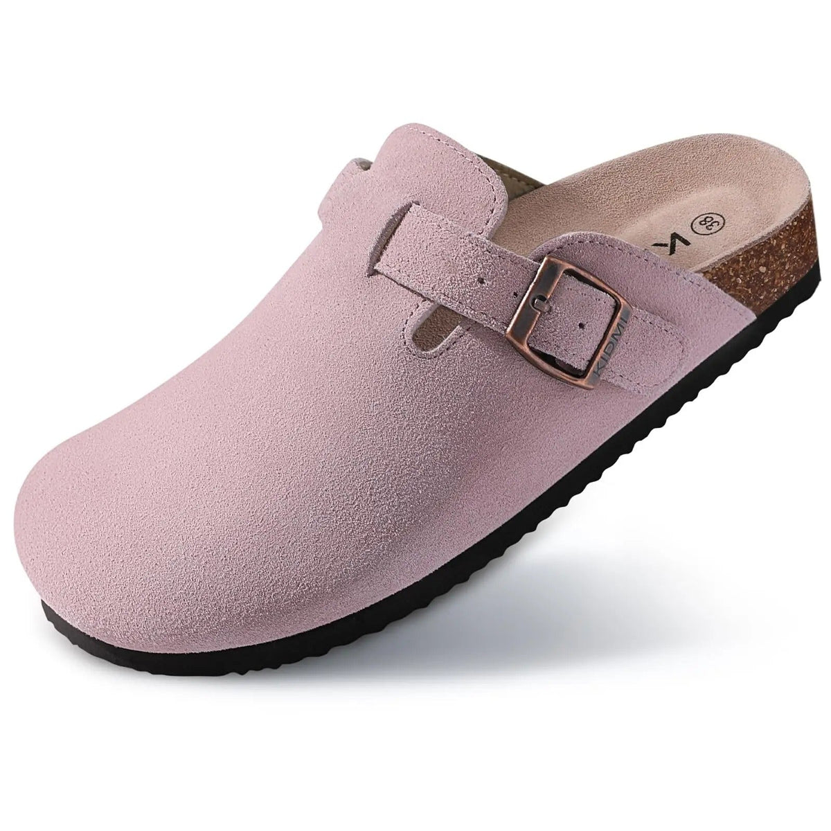 The Glenmoor Men's Contoured Cork Buckle Clogs