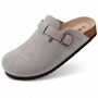 The Glenmoor Men's Contoured Cork Buckle Clogs