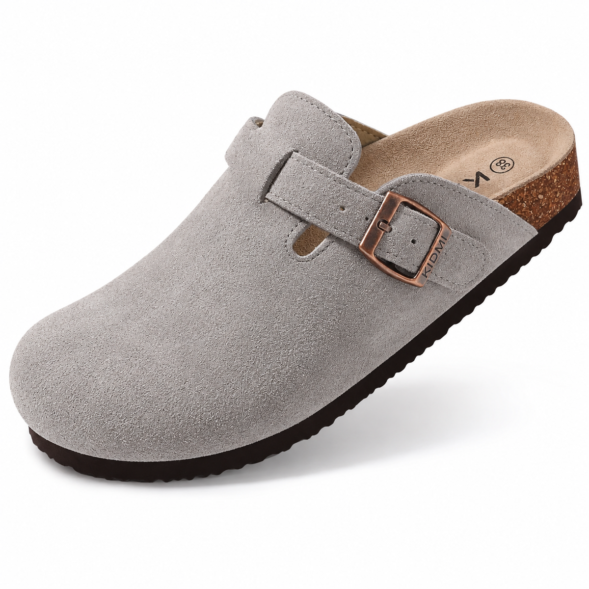 The Glenmoor Men's Contoured Cork Buckle Clogs