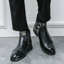 The Sedbergh Men's Embroidered Elastic Chelsea Boots