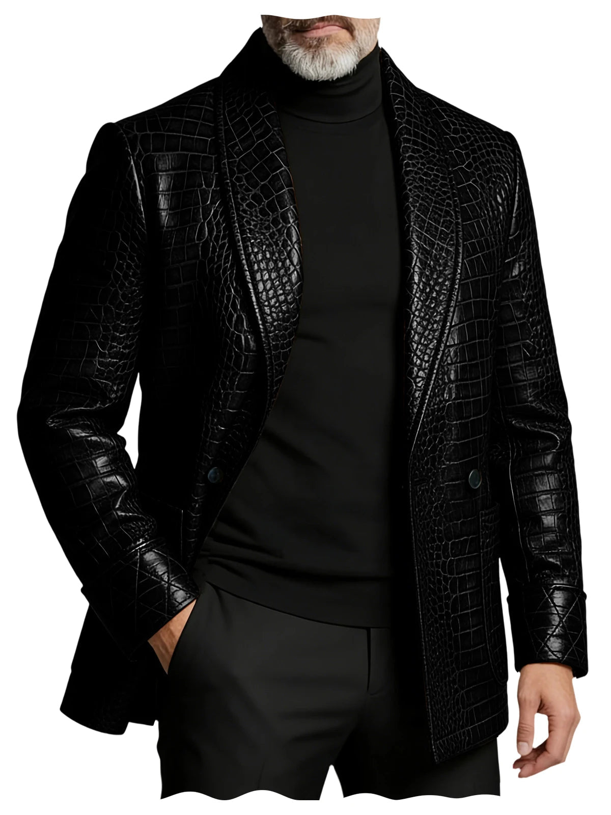 The Oakmere Men's Embossed Slim Fit Blazer