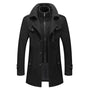 The Moffat Men's Longline Slim Wool Blend Overcoat