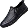 The Netherby Men's Leather Slip On Walking Loafers