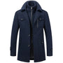 The Moffat Men's Longline Slim Wool Blend Overcoat
