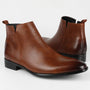 The Corfe Men's Leather Chelsea Dress Boots