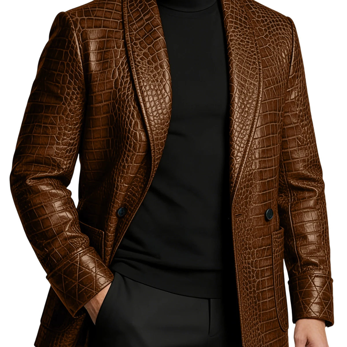 The Oakmere Men's Embossed Slim Fit Blazer