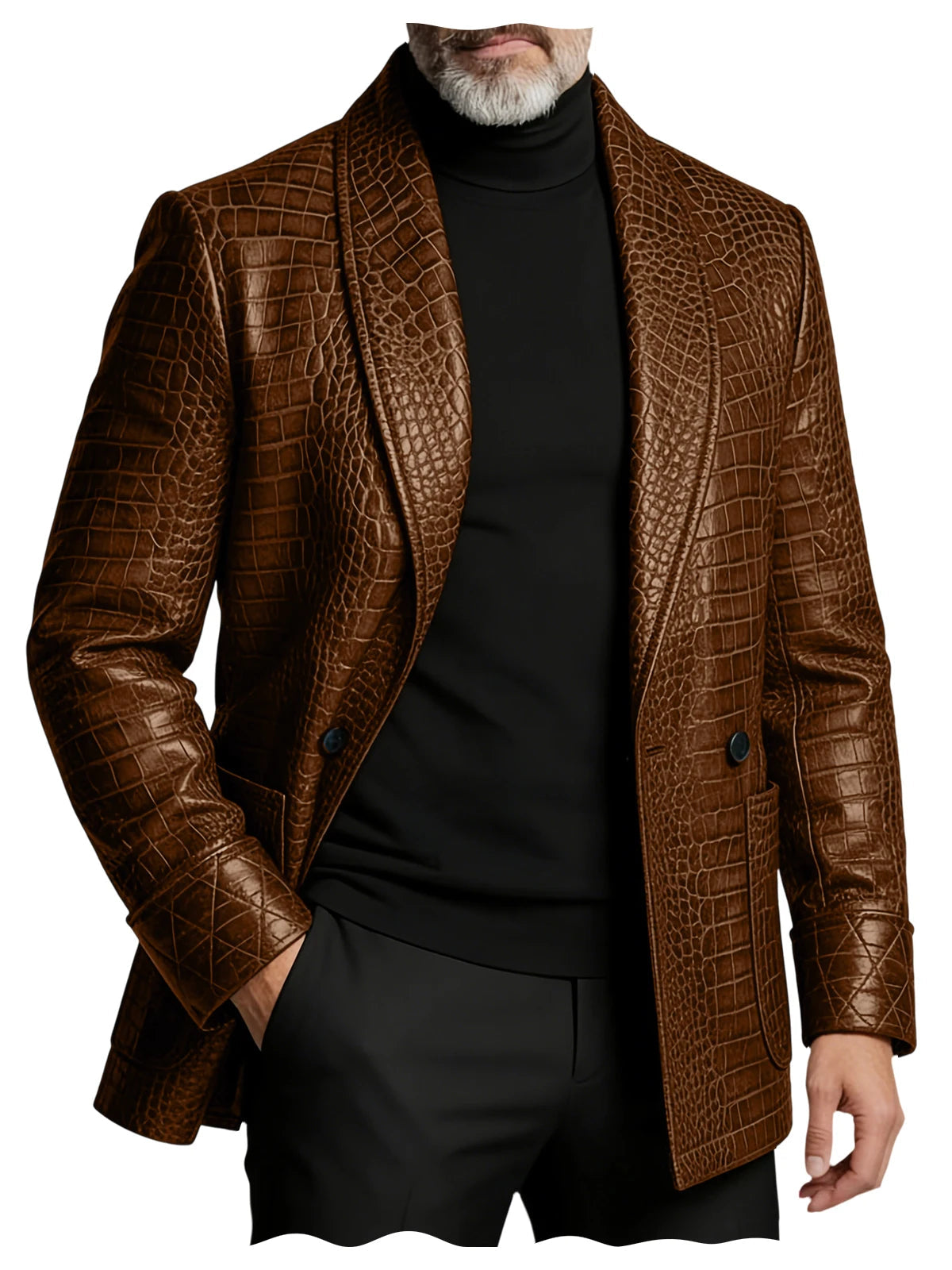 The Oakmere Men's Embossed Slim Fit Blazer
