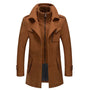 The Moffat Men's Longline Slim Wool Blend Overcoat